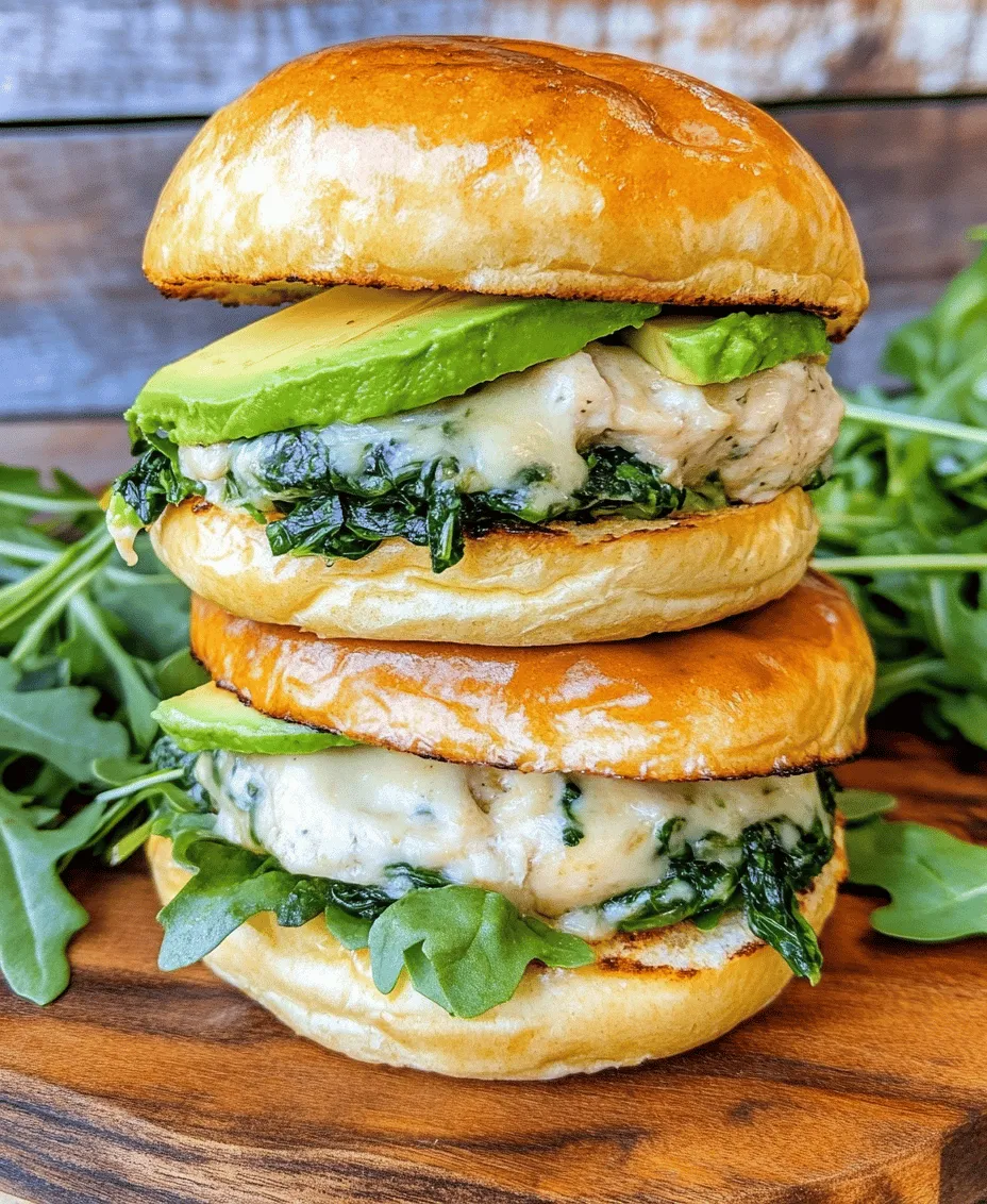 In recent years, the surge in health-conscious dining has led many home cooks to explore flavorful alternatives to traditional beef burgers. Among these alternatives, chicken-based recipes have gained significant traction, appealing to those seeking lighter, yet equally satisfying options. One such recipe that stands out is the White Cheddar and Spinach Chicken Burger—a delightful twist on the classic burger that combines the succulent flavors of ground chicken with the nutritional power of spinach and the creamy richness of white cheddar cheese. This combination not only elevates the dish but also enhances its overall nutritional profile, making it an excellent choice for health enthusiasts and food lovers alike.