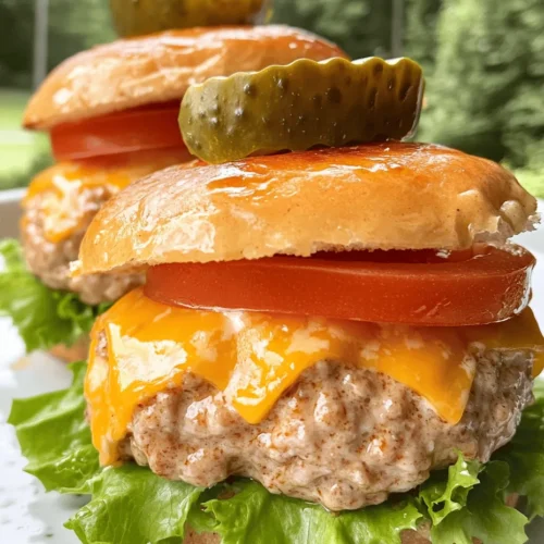 Are you looking for a quick, easy, and delicious meal that the whole family will love? Look no further than these Easy Cheddar Ranch Chicken Burgers! This recipe takes the classic burger and gives it a tasty twist, transforming it into a flavorful experience that combines the rich taste of sharp cheddar cheese with the creamy, tangy notes of ranch dressing. Perfect for busy weeknights or weekend barbecues, these chicken burgers are not only delightful but also bring a healthier option to your dinner table.