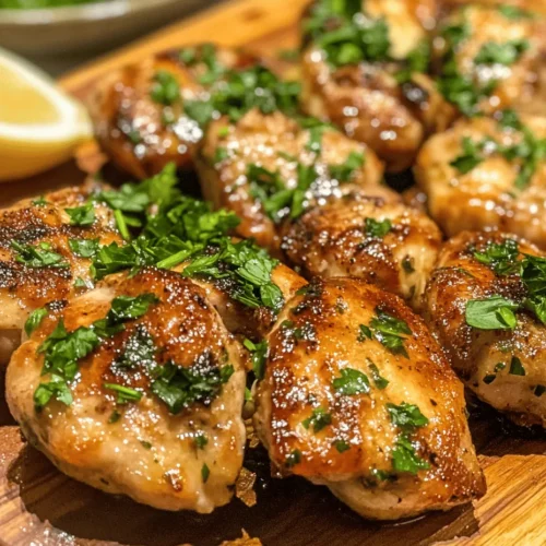 To make the best Garlic Butter Chicken Bites, let’s take a closer look at the essential components that bring this dish to life.