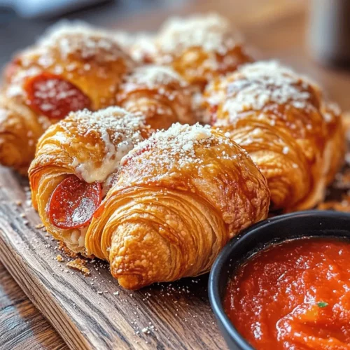 If you're on the lookout for a mouthwatering snack or appetizer that effortlessly combines flaky texture with savory flavors, then Mozzarella Pepperoni Croissant Rolls are your answer. These delightful bites merge the buttery goodness of croissants with the melty, cheesy allure of mozzarella and the zesty taste of pepperoni. Perfect for parties, game days, or simply as a treat for yourself, these rolls are not only easy to make but also incredibly satisfying.