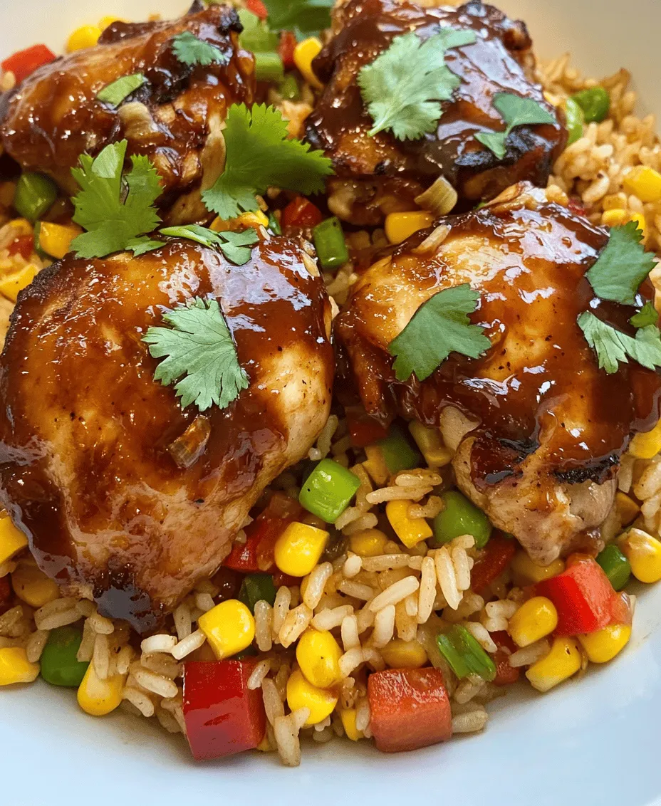 Welcome to a culinary adventure that combines ease, flavor, and wholesome ingredients: the One-Pan Honey BBQ Chicken Rice. This dish stands out not just for its delicious fusion of honey BBQ chicken and fragrant jasmine rice but also for the convenience it offers. With busy lifestyles becoming the norm, one-pan meals have gained immense popularity, allowing home cooks to create satisfying dishes without the hassle of multiple pots and pans. The beauty of this recipe lies in its simplicity—everything cooks together in one pan, resulting in a harmonious blend of flavors while minimizing cleanup.