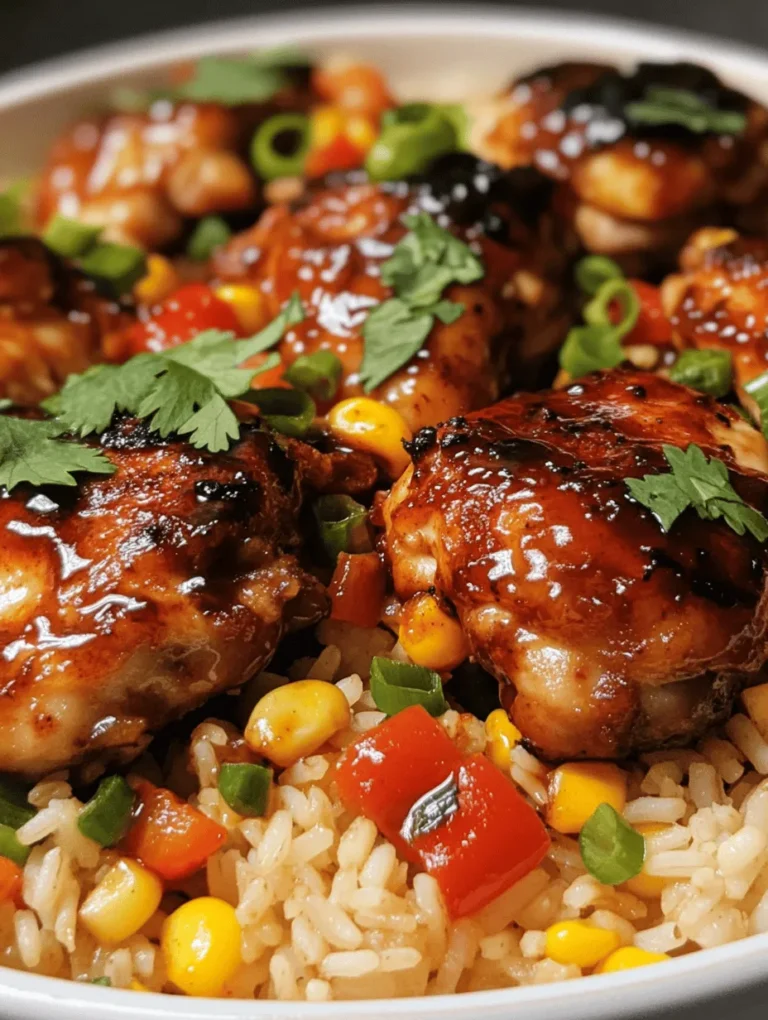 Welcome to a culinary adventure that combines ease, flavor, and wholesome ingredients: the One-Pan Honey BBQ Chicken Rice. This dish stands out not just for its delicious fusion of honey BBQ chicken and fragrant jasmine rice but also for the convenience it offers. With busy lifestyles becoming the norm, one-pan meals have gained immense popularity, allowing home cooks to create satisfying dishes without the hassle of multiple pots and pans. The beauty of this recipe lies in its simplicity—everything cooks together in one pan, resulting in a harmonious blend of flavors while minimizing cleanup.