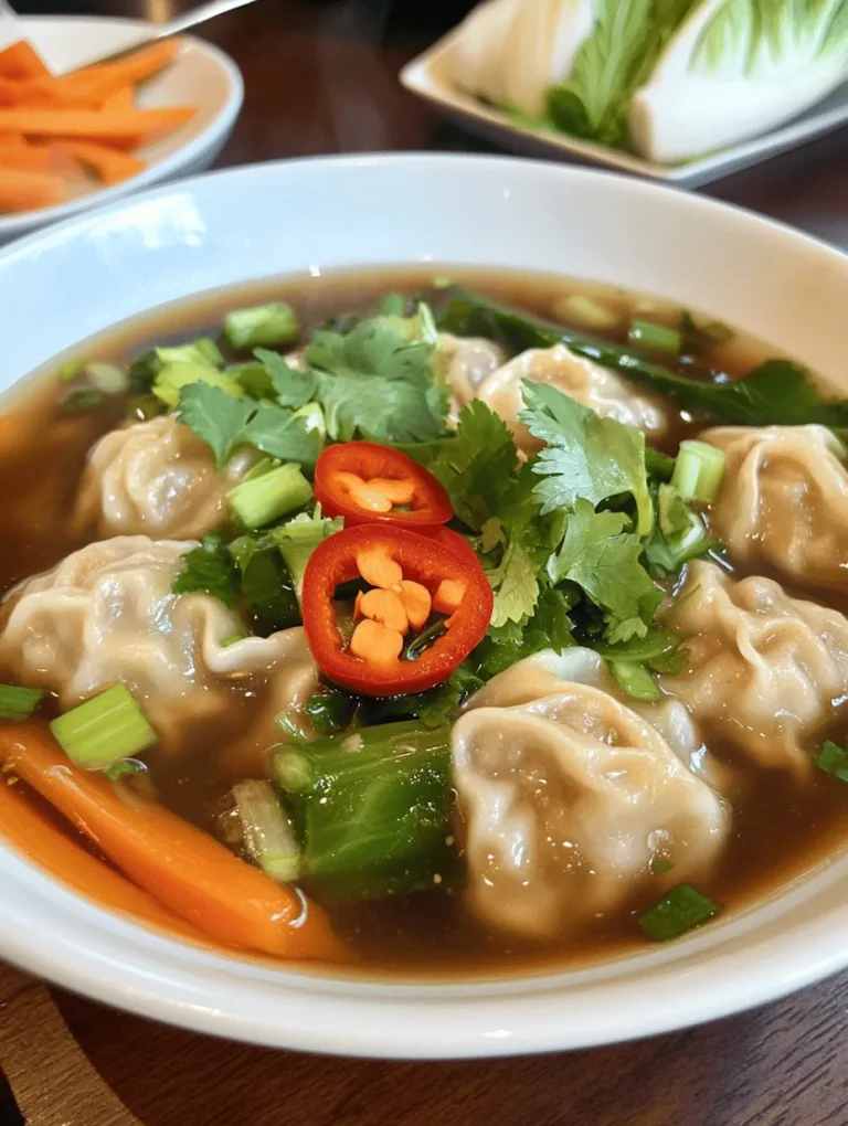 Dumpling soups have carved a special niche in culinary traditions across the globe. From the hearty broths of East Asia to the rich flavors found in Central and Eastern Europe, dumplings are a beloved staple that brings comfort and warmth to many meals. Among these delightful dishes, the Authentic Spicy Dumpling Soup stands out as a vibrant and flavorful option that can be enjoyed on any occasion. Whether you’re seeking a remedy for a chilly day or simply want to indulge in a bowl of savory goodness, this soup is sure to satisfy.