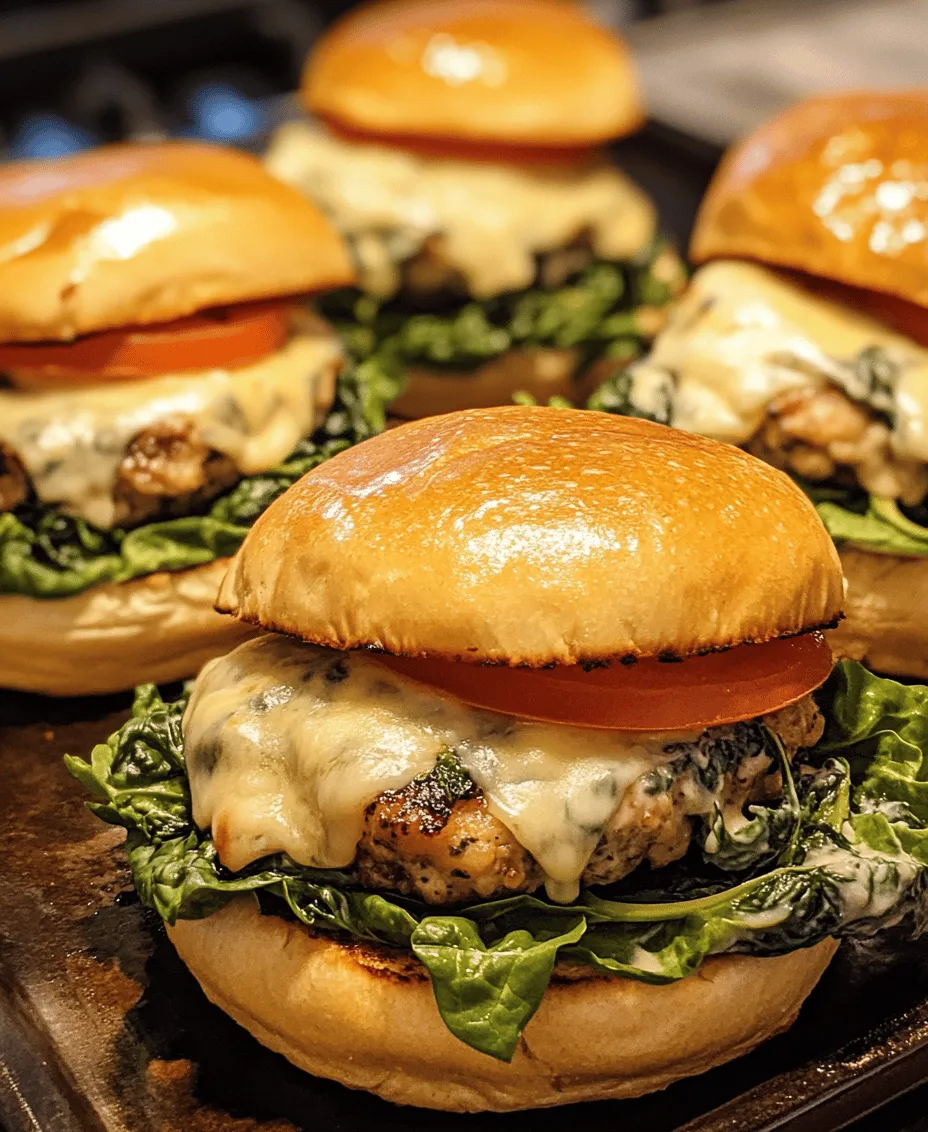 In the ever-evolving world of culinary delights, homemade burgers hold a special place. They marry convenience with the ability to customize flavors, textures, and health benefits. Among the myriad of burger options available, our Creamy Spinach & Cheddar Chicken Burgers stand out as a delightful fusion of taste and nutrition. This recipe not only tantalizes your taste buds but also packs a nutritious punch thanks to the incorporation of fresh spinach and creamy cheddar cheese. Perfectly suited for weeknight dinners or weekend barbecues, these burgers offer a modern twist on a classic favorite.