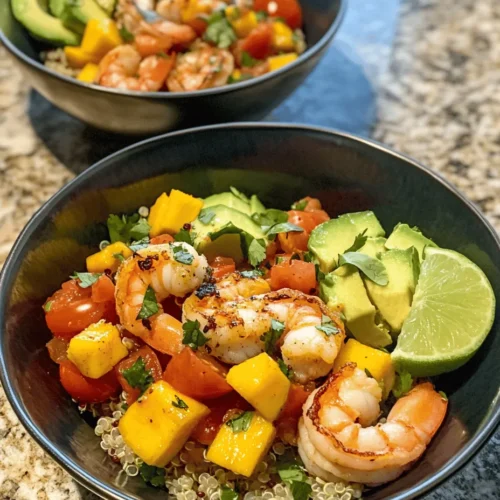 In the realm of healthy and delicious meal options, few dishes can match the vibrant and refreshing appeal of Shrimp and Avocado Bowls with Mango Salsa and Lime-Chili Sauce. This dish not only tantalizes the taste buds with its colorful presentation and diverse flavors but also packs a nutritious punch, making it a perfect choice for lunch or dinner. The combination of succulent shrimp, creamy avocados, and zesty mango salsa creates a symphony of tastes that is as satisfying as it is healthful.