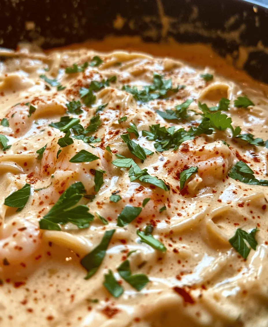 Creamy Garlic Shrimp Pasta is more than just a dish; it's a beloved comfort food that has captured the hearts and palates of many. This delightful recipe intertwines the rich, buttery flavors of shrimp with the smoothness of a creamy sauce, all enveloped in fettuccine pasta. It's a dish that not only satisfies hunger but also warms the soul, making it perfect for both casual weeknight dinners and special occasions with family and friends.