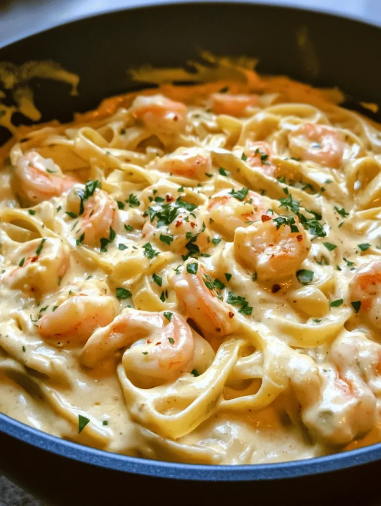 Creamy Garlic Shrimp Pasta is more than just a dish; it's a beloved comfort food that has captured the hearts and palates of many. This delightful recipe intertwines the rich, buttery flavors of shrimp with the smoothness of a creamy sauce, all enveloped in fettuccine pasta. It's a dish that not only satisfies hunger but also warms the soul, making it perfect for both casual weeknight dinners and special occasions with family and friends.