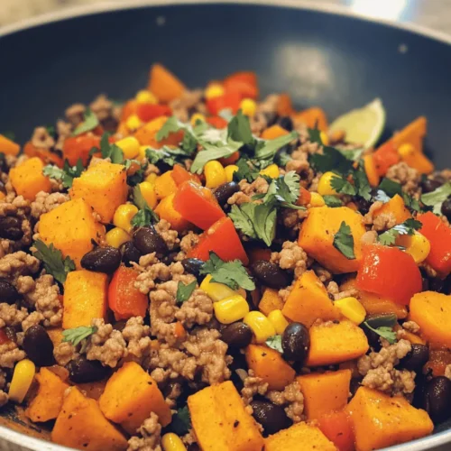 In the fast-paced world we live in today, one-pan meals have surged in popularity, becoming a go-to solution for health-conscious individuals and busy families alike. These meals offer the perfect blend of convenience and nutrition, allowing you to whip up a delicious dinner without the hassle of extensive preparation or a mountain of dishes to wash afterward. One standout recipe that captures the essence of this trend is the Ground Turkey Sweet Potato Skillet. This dish not only satisfies your taste buds but also aligns with a balanced diet, making it an excellent choice for a weeknight dinner.