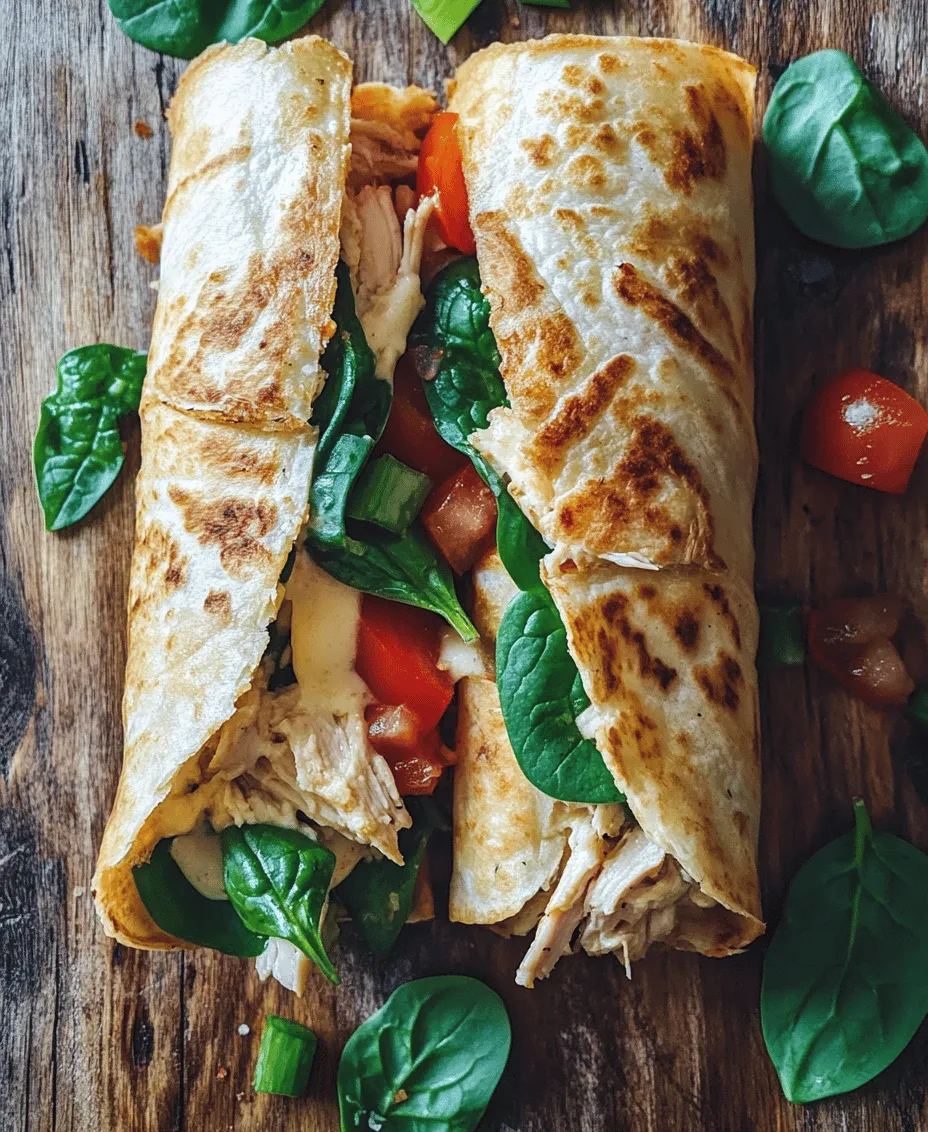 In today’s fast-paced world, finding a meal that is both quick to prepare and incredibly satisfying can feel like a challenge. Enter Cheesy Garlic Chicken Wraps—a delightful solution for busy weeknights or casual gatherings with friends and family. These wraps offer a creamy and cheesy filling that perfectly complements the freshness of colorful vegetables, all enveloped in a soft tortilla. Not only are these wraps bursting with flavor, but they are also highly versatile, allowing you to customize the ingredients based on your personal preferences or what you have on hand.