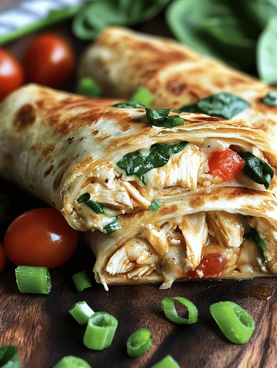 In today’s fast-paced world, finding a meal that is both quick to prepare and incredibly satisfying can feel like a challenge. Enter Cheesy Garlic Chicken Wraps—a delightful solution for busy weeknights or casual gatherings with friends and family. These wraps offer a creamy and cheesy filling that perfectly complements the freshness of colorful vegetables, all enveloped in a soft tortilla. Not only are these wraps bursting with flavor, but they are also highly versatile, allowing you to customize the ingredients based on your personal preferences or what you have on hand.