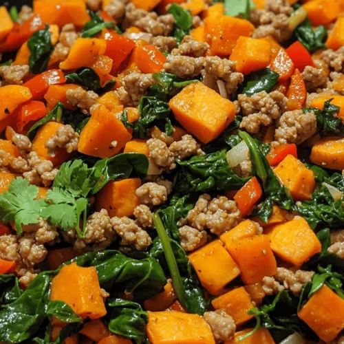 In today's fast-paced world, finding the time to prepare healthy meals can often feel like a daunting task. The importance of balanced nutrition cannot be overstated, especially as more people seek to maintain their health while juggling work, family, and social commitments. Quick and healthy meals are not just a convenience; they are essential for nourishing our bodies with the right nutrients. One such delightful dish is the Savory Ground Turkey Sweet Potato Skillet. This recipe perfectly embodies the idea of a nutritious and satisfying meal that can be prepared in a single pan, making cleanup a breeze.