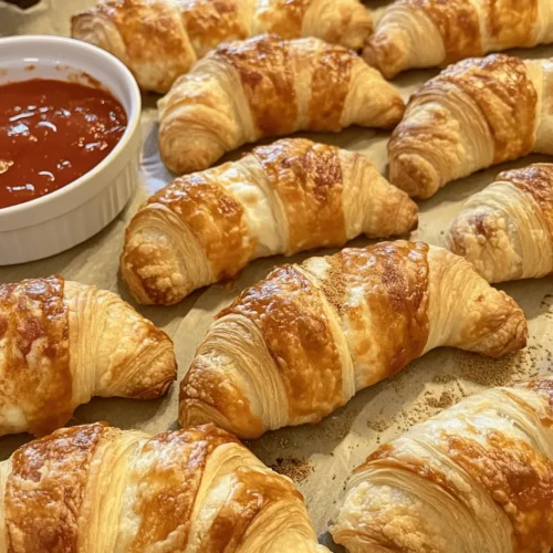 If you're searching for a delicious and easy-to-make snack that combines the best of both worlds—flaky croissants and savory pizza—look no further than Mozzarella Pepperoni Croissant Rolls. This delightful fusion of flavors offers a buttery, flaky exterior that encases gooey mozzarella cheese and zesty pepperoni, creating a mouthwatering treat perfect for any occasion. Whether you're hosting a casual family dinner, throwing a party, or simply craving a snack, these croissant rolls are sure to impress.