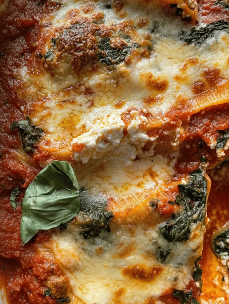 If you're looking for a comforting and nutritious meal that appeals to both adults and kids alike, look no further than Easy Spinach and Ricotta Stuffed Shells. This delightful dish combines the earthy flavor of spinach with the creamy richness of ricotta cheese, all enveloped in tender jumbo pasta shells and topped with a zesty marinara sauce. Whether you're planning a family dinner, hosting a gathering, or simply craving a hearty meal, this recipe promises to deliver on taste without overwhelming you in the kitchen.
