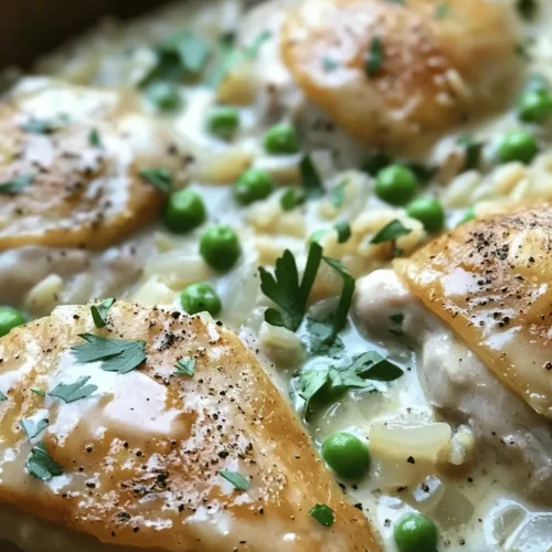 Creamy Smothered Chicken and Rice is more than just a meal; it’s a comforting embrace on a plate. This dish pairs succulent chicken thighs with fluffy rice, all enveloped in a rich, creamy sauce that tantalizes the taste buds. Whether you’re preparing a quick weeknight dinner or hosting a family gathering, this recipe delivers an unforgettable dining experience that will leave everyone asking for seconds.