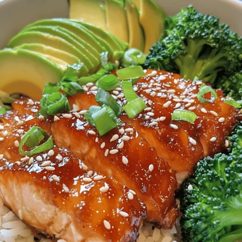 In the world of culinary delights, the Crispy Salmon and Rice Bowl stands out as a dish that beautifully marries flavor with health. This vibrant bowl is not only visually appealing but also packs a nutritional punch, making it a favorite among health-conscious eaters and busy individuals alike. The crispy, golden-brown salmon serves as the star of the dish, complemented perfectly by fluffy jasmine rice and a medley of colorful vegetables.