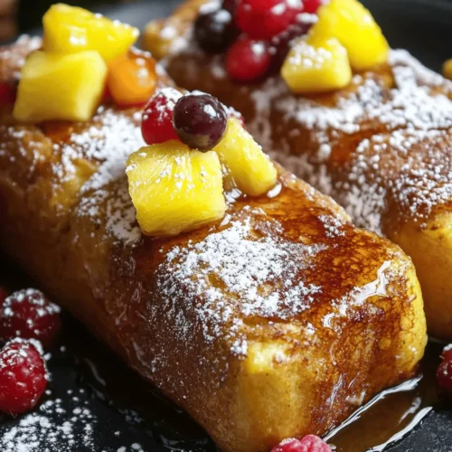 Imagine a breakfast so delightful that it instantly elevates your morning routine into something special. The Hawaiian Roll French Toast Delight is not just any ordinary breakfast dish; it’s a remarkable fusion of soft, sweet Hawaiian rolls and the classic French toast that many of us cherish. This recipe brings together the best of both worlds, transforming simple ingredients into a deliciously satisfying meal that’s perfect for breakfast gatherings, brunches, or even as an indulgent treat on a lazy weekend morning.