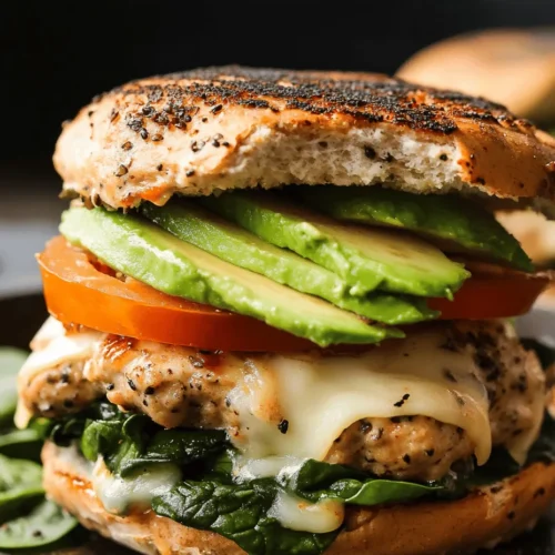 In the ever-evolving world of culinary exploration, finding a recipe that balances health, flavor, and ease of preparation can be a delightful challenge. The White Cheddar and Spinach Chicken Burgers not only deliver on taste but also incorporate nutritious ingredients that elevate your meal experience. This dish is perfect for those seeking a lighter alternative to traditional beef burgers while still satisfying your cravings. Packed with fresh spinach and creamy white cheddar, these chicken burgers are a wholesome option for any occasion, whether it's a family dinner or a weekend barbecue.