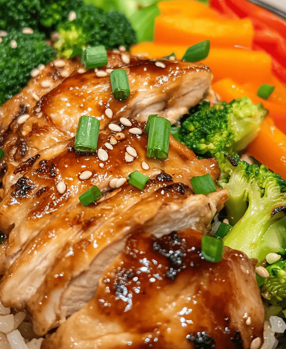 The Savory Teriyaki Chicken Rice Bowl is a delightful fusion of flavors that marries the succulence of chicken with the aromatic, sweet, and savory notes of teriyaki sauce. This dish has garnered a devoted following in homes and restaurants alike, becoming a staple in Japanese cuisine and beyond. Whether served as a quick weeknight dinner or as part of an elaborate meal, it consistently delivers comfort and satisfaction. The appeal of the teriyaki chicken rice bowl lies not only in its taste but also in its ability to provide a balanced meal that incorporates protein, carbohydrates, and an array of colorful vegetables.