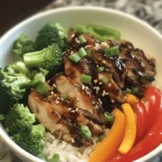 The Savory Teriyaki Chicken Rice Bowl is a delightful fusion of flavors that marries the succulence of chicken with the aromatic, sweet, and savory notes of teriyaki sauce. This dish has garnered a devoted following in homes and restaurants alike, becoming a staple in Japanese cuisine and beyond. Whether served as a quick weeknight dinner or as part of an elaborate meal, it consistently delivers comfort and satisfaction. The appeal of the teriyaki chicken rice bowl lies not only in its taste but also in its ability to provide a balanced meal that incorporates protein, carbohydrates, and an array of colorful vegetables.