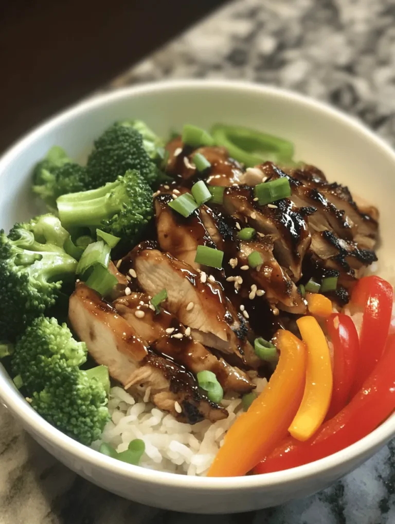 The Savory Teriyaki Chicken Rice Bowl is a delightful fusion of flavors that marries the succulence of chicken with the aromatic, sweet, and savory notes of teriyaki sauce. This dish has garnered a devoted following in homes and restaurants alike, becoming a staple in Japanese cuisine and beyond. Whether served as a quick weeknight dinner or as part of an elaborate meal, it consistently delivers comfort and satisfaction. The appeal of the teriyaki chicken rice bowl lies not only in its taste but also in its ability to provide a balanced meal that incorporates protein, carbohydrates, and an array of colorful vegetables.