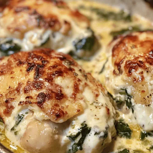 Stuffed chicken breasts have long held a cherished spot in the hearts of home cooks, thanks to their remarkable versatility and appeal. They effortlessly transition from cozy family dinners to sophisticated dinner parties, making them a go-to choice for any occasion. The Savory Herb & Cheese Stuffed Chicken Breast recipe stands out not just for its visual appeal but also for its delightful combination of flavors that dance harmoniously on the palate. By marrying the rich, creamy essence of cheeses with the freshness of herbs, this dish transforms the humble chicken breast into a gourmet experience.