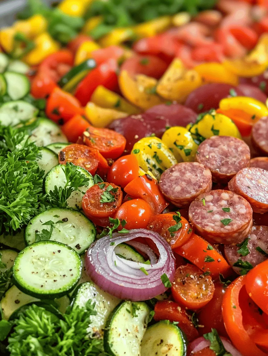 In the bustling world of meal preparation, finding a dish that is both quick and satisfying can feel like a challenge. Enter the Sheet Pan Sausage & Veggies Delight—a vibrant and flavorful recipe that marries the savory goodness of sausage with a medley of colorful vegetables. This dish not only delights the palate but also simplifies your cooking process with minimal clean-up, making it perfect for busy weeknights or laid-back weekends.