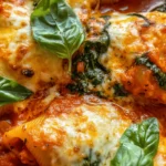 If you're seeking a comforting, hearty meal that pleases both vegetarians and meat-lovers alike, look no further than Cheesy Spinach & Ricotta Jumbo Shells. This dish is a delightful combination of tender jumbo pasta shells filled to the brim with a creamy mixture of ricotta cheese and fresh spinach, all smothered in marinara sauce and topped with melted cheese. Not only is this recipe a crowd-pleaser, but it also serves as a wholesome option for families looking to incorporate more vegetables into their meals.