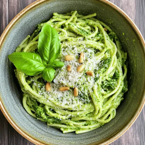 If you're searching for a vibrant and refreshing dish that’s both quick to prepare and packed with flavor, look no further than Zesty Lemon Spinach Pasta. This delightful recipe combines the bright acidity of lemon with the earthy richness of spinach, creating a dish that is not only delicious but also visually appealing and satisfying. The balance of flavors is what makes this pasta stand out, allowing the freshness of the ingredients to shine through in each bite.