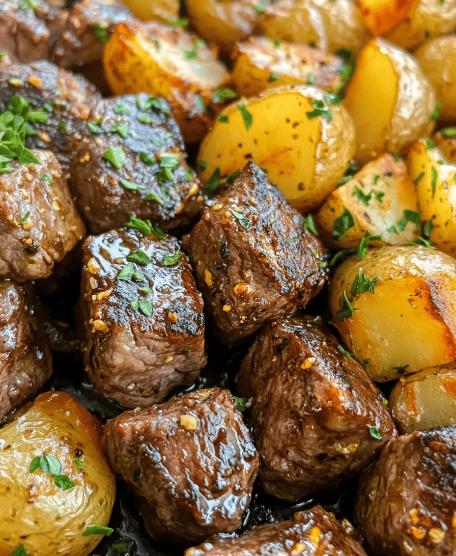 When it comes to comfort food, few combinations can rival the classic pairing of steak and potatoes. Enter the sizzling garlic butter steak bites with crispy potatoes—a dish that brings together succulent pieces of tender steak bursting with flavor and golden, crunchy potatoes that are impossible to resist. This recipe strikes the perfect balance between indulgence and simplicity, making it a favorite among home cooks and food enthusiasts alike.