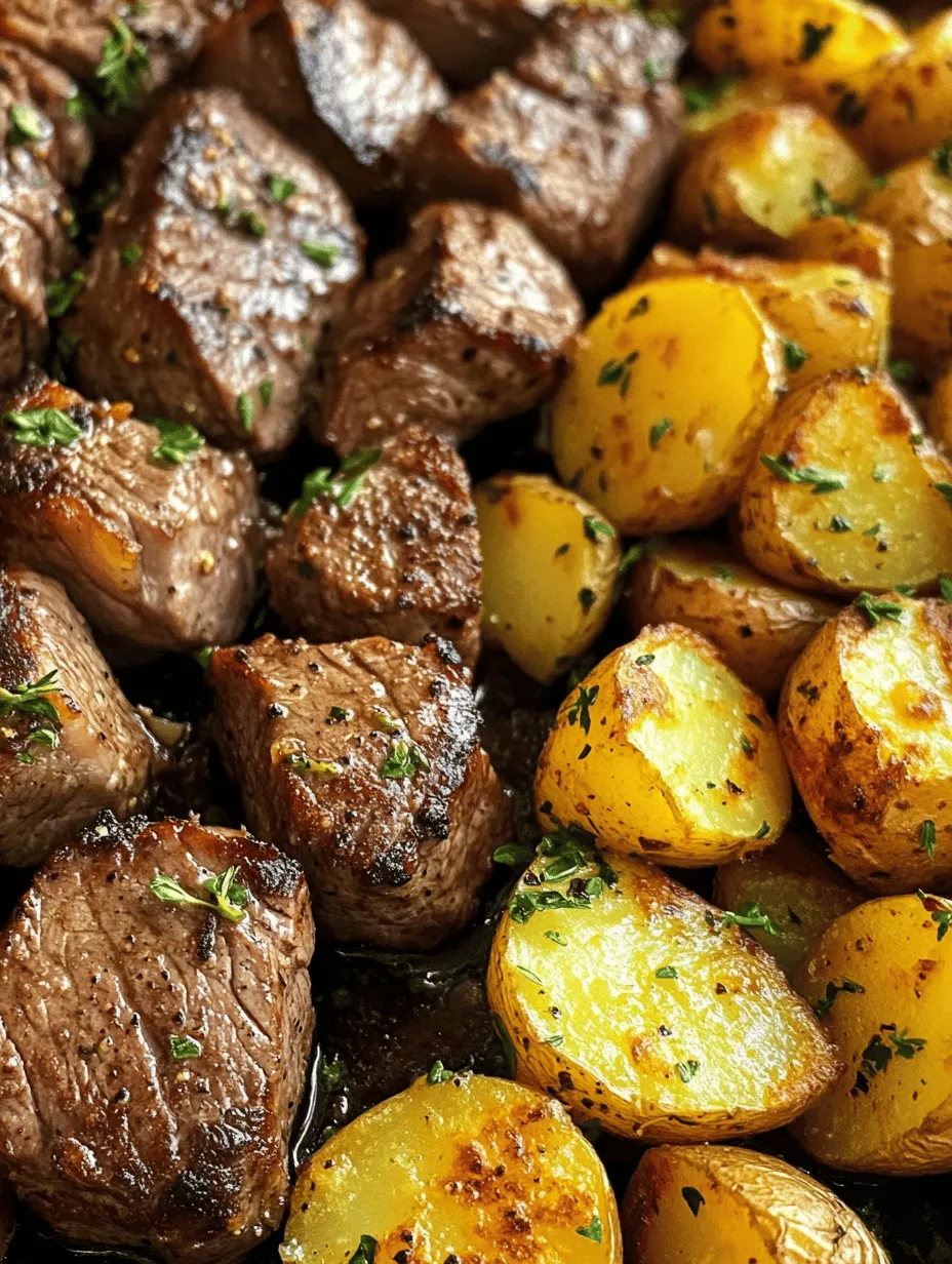 When it comes to comfort food, few combinations can rival the classic pairing of steak and potatoes. Enter the sizzling garlic butter steak bites with crispy potatoes—a dish that brings together succulent pieces of tender steak bursting with flavor and golden, crunchy potatoes that are impossible to resist. This recipe strikes the perfect balance between indulgence and simplicity, making it a favorite among home cooks and food enthusiasts alike.