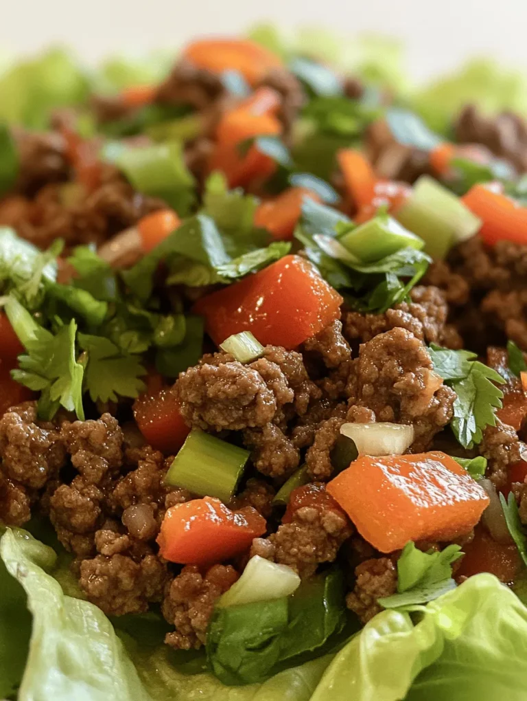 Lettuce wraps have gained immense popularity in Asian cuisine and beyond, celebrated for their fresh flavors, crisp textures, and versatility. These delightful hand-held meals are not only a staple in many Asian dishes but also a fantastic option for those looking to enjoy a lighter, healthier meal without sacrificing taste. Among these, the Savory Asian-Style Ground Beef Lettuce Wraps stand out as a flavorful and nutritious choice that appeals to a wide range of palates.