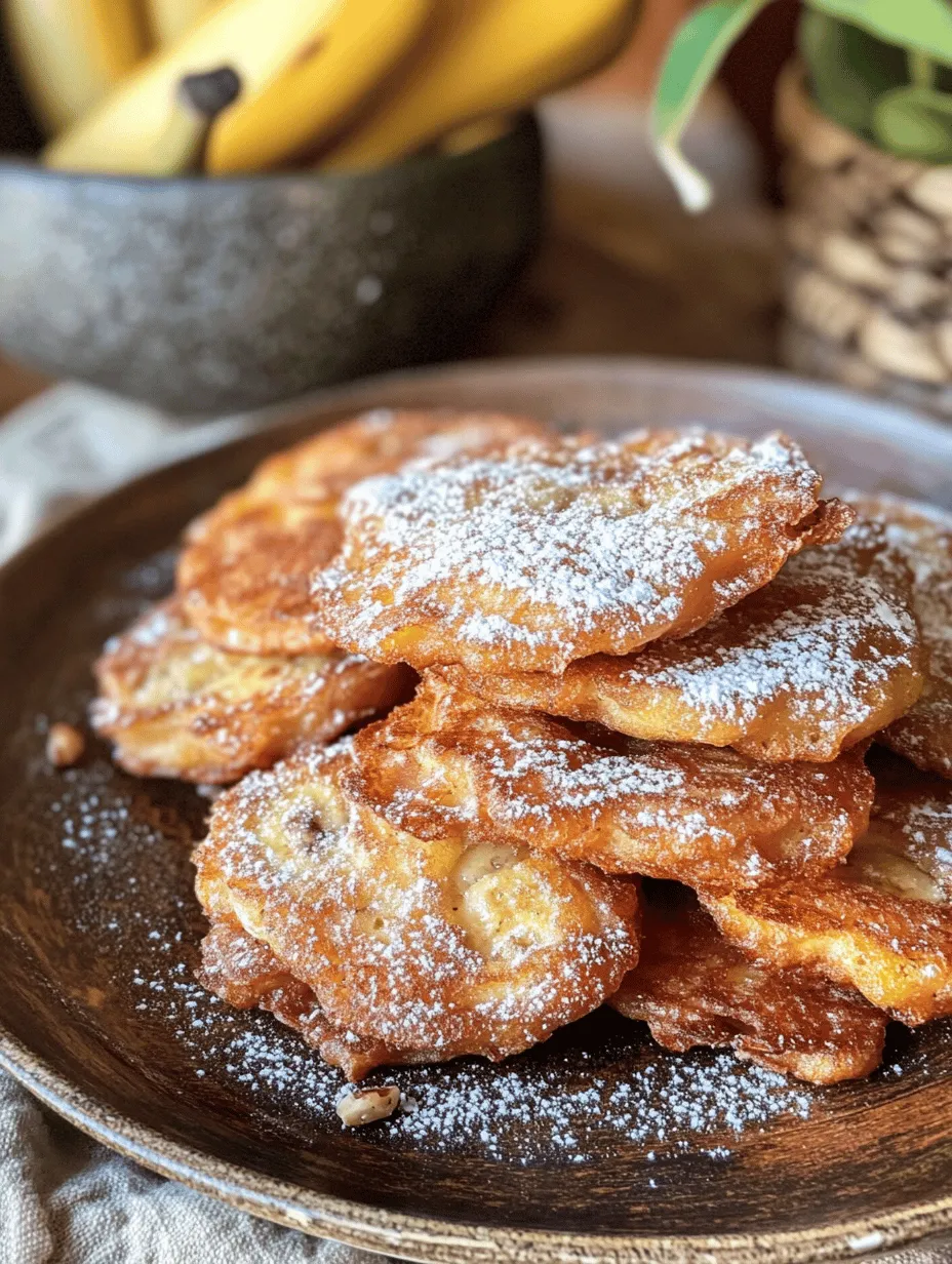 Banana fritters have a rich and diverse history that stretches across various cultures. This beloved dish is found in numerous forms, from the Caribbean to Southeast Asia, and even across Africa. In many cultures, fritters are a traditional way to utilize ripe or overripe fruits, minimizing waste and celebrating the natural sweetness of the ingredients.