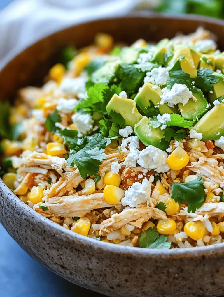 In the fast-paced world we live in, finding quick, nutritious, and delicious meals can often feel like a daunting task. However, the Easy Street Corn Chicken Rice Bowl is here to save the day! This vibrant dish combines the comforting flavors of street corn, tender chicken, and creamy avocado, all nestled on a bed of fluffy rice. Perfect for a weeknight dinner or meal prep, this recipe not only delights the taste buds but also packs a nutritional punch. Let’s dive into this simple yet satisfying recipe that will have you craving more.