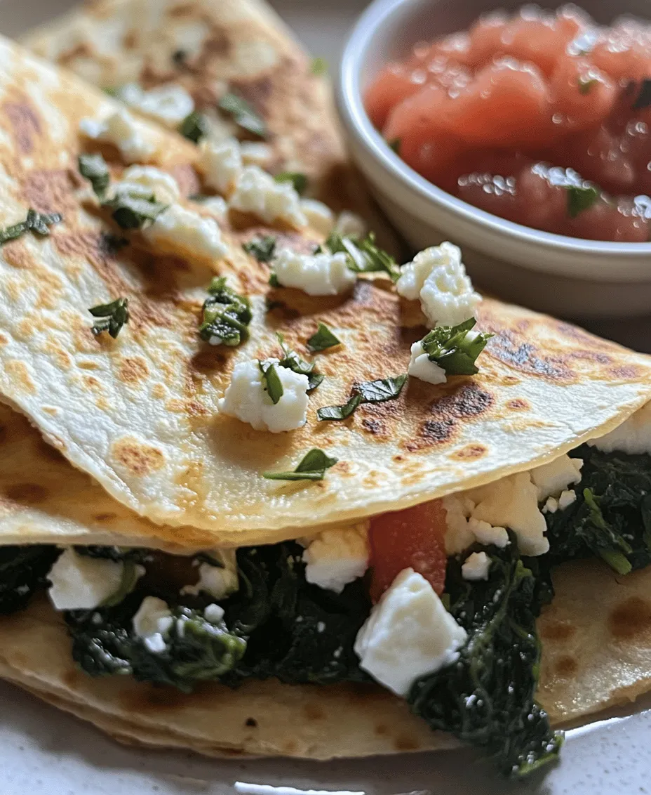 To make the best Spinach and Feta Quesadillas, it's essential to understand the ingredients that contribute to their flavor and nutritional profile. Each component plays a crucial role in creating a dish that is both satisfying and wholesome.