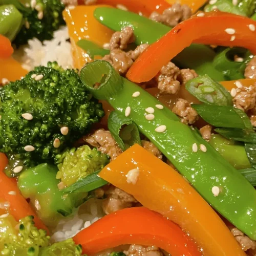 Ground turkey teriyaki stir fry is a flavorful and satisfying dish that seamlessly blends the rich, umami flavors of teriyaki sauce with the wholesome goodness of fresh vegetables. This stir fry not only tantalizes the taste buds but also serves as a quick and nutritious meal option for busy individuals and families alike. As a part of the ever-popular stir-fry cooking method, this recipe exemplifies the beauty of creating a delicious meal in a fraction of the time it would take to prepare other dishes. The vibrant colors, enticing aromas, and delightful textures make this dish a standout at the dinner table.