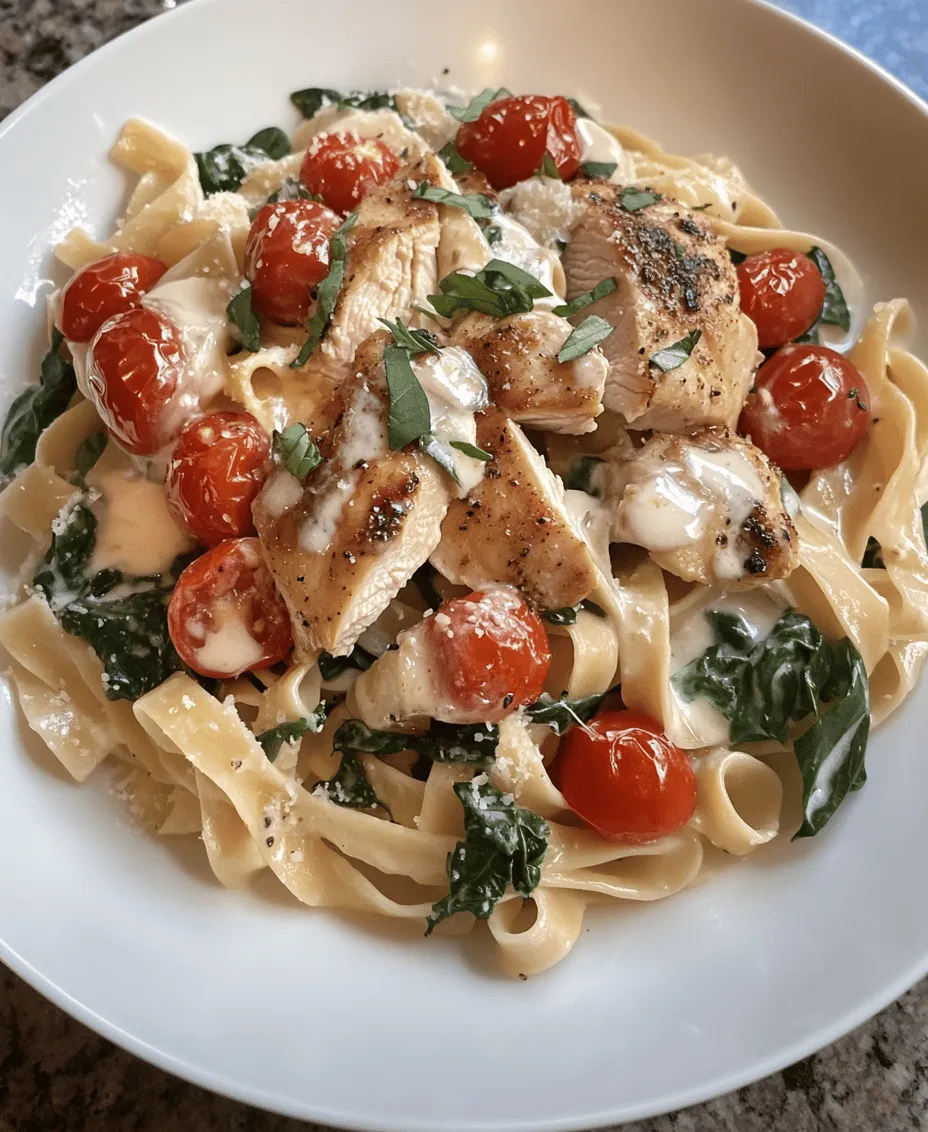 When it comes to creating a memorable romantic dinner, the right dish can make all the difference. Food has an incredible ability to evoke emotions, spark memories, and bring people closer together. Whether it’s a special occasion or a simple date night at home, the meal you prepare can set the tone for an intimate evening. Among the many culinary delights one can choose from, <strong>Marry Me Chicken Pasta</strong> stands out as a dish that embodies love and connection.” /></p>
</p>
<h3>Flavor Profile and Culinary Techniques</h3>
</p>
<p>Marry Me Chicken Pasta is a dish that tantalizes the taste buds with a harmonious blend of flavors and textures. The combination of savory chicken, creamy sauce, and aromatic herbs creates a culinary experience that is both comforting and indulgent. Let’s delve deeper into the flavor profile, culinary techniques, and the art of bringing this dish to life.</p>
</p>
<h4>Analysis of the Flavor Profile</h4>
</p>
<p>The flavor profile of Marry Me Chicken Pasta is a beautiful balance of rich, creamy, and savory notes. The primary flavors come from the tender chicken, which is seasoned to perfection, and the luscious sauce made from heavy cream, garlic, and sun-dried tomatoes. The creaminess of the sauce not only envelops the pasta but complements the juiciness of the chicken, creating a dish that is both satisfying and decadent.</p>
</p>
<p>The addition of ingredients like spinach and sun-dried tomatoes introduces a hint of earthiness and acidity that cuts through the richness of the cream. This interplay of flavors ensures that each bite offers depth and complexity, leaving your palate excited for more.</p>
</p>
<h4>How Ingredients Complement Each Other</h4>
</p>
<p>In Marry Me Chicken Pasta, every ingredient plays a vital role in creating a symphony of flavors. The savory chicken is the heart of the dish, while the creamy sauce acts as a binding agent that brings all the elements together. The sun-dried tomatoes add a sweet-tart punch that enhances the overall flavor, and the fresh spinach contributes a vibrant color and a slight bitterness, creating a well-rounded dish.</p>
</p>
<p>The use of garlic adds a layer of aromatic complexity, while the red pepper flakes introduce a gentle warmth that elevates the dish without overpowering it. Together, these ingredients create a savory, creamy, and slightly spicy pasta that is unforgettable.</p>
</p>
<h4>Importance of Texture Contrast</h4>
</p>
<p>Texture plays a crucial role in the enjoyment of any dish, and Marry Me Chicken Pasta is no exception. The creamy sauce provides a smooth, velvety mouthfeel, perfectly contrasted by the tender pieces of chicken and the al dente pasta. This contrast not only makes the dish more enjoyable to eat but also adds visual appeal to the plate.</p>
</p>
<p>Incorporating fresh herbs as a garnish, such as parsley or basil, adds a crisp texture that complements the creaminess of the sauce. This thoughtful layering of textures ensures that each bite is a balanced experience, making it a dish that delights both the eyes and the palate.</p>
</p>
<h4>Culinary Techniques That Enhance the Dish</h4>
</p>
<p>To achieve the best flavors and textures in Marry Me Chicken Pasta, employing the right culinary techniques is essential.</p>
</p>
<p>1. <strong>Searing vs. Sautéing</strong>: Understanding the difference between searing and sautéing is crucial for maximizing flavor. Searing involves cooking meat at high temperatures to create a caramelized crust, enhancing the depth of flavor in the chicken. Sautéing, on the other hand, is a gentler method that cooks vegetables quickly over medium heat. For this recipe, searing the chicken provides a foundational flavor that complements the creamy sauce.</p>
</p>
<p>2. <strong>Importance of Fresh Herbs</strong>: Fresh herbs are not just for garnish; they elevate the dish significantly. Adding herbs at the end of cooking preserves their bright flavors and vibrant colors, making your dish more visually appealing and aromatic. Fresh parsley or basil can be added just before serving to enhance the dish’s flavor profile and freshness.</p>
</p>
<h3>Serving Suggestions</h3>
</p>
<p>Presentation can elevate your dining experience, turning a simple meal into a gourmet affair. Here are some creative serving suggestions for Marry Me Chicken Pasta:</p>
</p>
<h4>Ideas for Plating</h4>
</p>
<p>1. <strong>Classic Plating</strong>: Twirl the pasta into a nest shape in the center of the plate, then arrange slices of chicken on top. Drizzle the creamy sauce over the chicken and pasta, and finish with a sprinkle of fresh herbs for a touch of color.</p>
</p>
<p>2. <strong>Rustic Presentation</strong>: For a more casual, rustic look, serve the pasta in a large, shallow bowl. Mix in the sauce and chicken, allowing the ingredients to mingle, and garnish with herbs and grated cheese on top. This style encourages sharing and adds a communal feel to the meal.</p>
</p>
<p>3. <strong>Individual Servings</strong>: For a more elegant touch, consider serving the pasta in individual ramekins or small bowls. Layer the pasta and sauce, then top with cheese and fresh herbs before broiling briefly for a bubbly finish.</p>
</p>
<h4>Suggested Side Dishes</h4>
</p>
<p>To round out your meal, consider pairing Marry Me Chicken Pasta with complementary side dishes:</p>
</p>
<p>– <strong>Salads</strong>: A crisp Caesar salad or a light arugula salad dressed with lemon vinaigrette can provide a refreshing contrast to the richness of the pasta.</p>
<p>– <strong>Breads</strong>: Serve with warm, crusty garlic bread or a side of focaccia to mop up the delicious sauce.</p>
<p>– <strong>Wines</strong>: A light Chardonnay or a Pinot Grigio pairs beautifully with the creamy sauce, enhancing the overall dining experience.</p>
</p>
<h4>Versatility for Various Occasions</h4>
</p>
<p>Marry Me Chicken Pasta is an incredibly versatile dish suitable for a variety of occasions. It’s an excellent choice for romantic date nights, dinner parties with friends, or even casual family gatherings. The simplicity of the recipe, combined with its luxurious flavors, makes it an ideal centerpiece for any dining occasion.</p>
</p>
<h3>Nutritional Information</h3>
</p>
<p>Understanding the nutritional benefits of Marry Me Chicken Pasta is essential for those mindful of their dietary choices. Here’s a breakdown of what makes this dish not only delicious but also nourishing:</p>
</p>
<h4>Breakdown of Nutritional Benefits</h4>
</p>
<p>– <strong>Calories and Macronutrients</strong>: A serving of Marry Me Chicken Pasta typically contains approximately 600-800 calories, depending on portion size and specific ingredients used. The macronutrient distribution usually includes around 30-40 grams of protein, 40-60 grams of carbohydrates, and 25-35 grams of fat, primarily from the cream and olive oil.</p>
</p>
<p>– <strong>Health Benefits of Key Ingredients</strong>:</p>
<p>– <strong>Lean Protein</strong>: Chicken breast is a great source of lean protein, essential for muscle maintenance and overall health.</p>
<p>– <strong>Vitamins from Spinach</strong>: The spinach in the recipe provides vitamins A, C, and K, as well as beneficial antioxidants that support overall health and wellness.</p>
<p>– <strong>Healthy Fats from Olive Oil</strong>: Olive oil is rich in monounsaturated fats, which are heart-healthy and can help reduce inflammation.</p>
</p>
<h4>Considerations for Dietary Restrictions and Alternatives</h4>
</p>
<p>For those with dietary restrictions, Marry Me Chicken Pasta can be easily adapted:</p>
</p>
<p>– <strong>Gluten-Free Options</strong>: Substitute regular pasta with gluten-free alternatives made from rice, quinoa, or even vegetable spirals for a lighter option.</p>
<p>– <strong>Dairy-Free Alternatives</strong>: Use coconut cream or a dairy-free cream substitute to create a similar creamy texture without the dairy.</p>
</p>
<h3>Conclusion</h3>
</p>
<p>Marry Me Chicken Pasta is more than just a meal; it’s an expression of love and care that can transform any dining experience into a memorable occasion. Its rich flavors, creamy texture, and simple preparation make it the perfect dish for romantic dinners or family gatherings.</p>
</p>
<p>As you embark on creating this delightful recipe, remember that cooking is an act of love. The joy of preparing a meal for someone special is reflected in the flavors you bring to life. So, gather your ingredients, follow the steps, and indulge in the delicious outcome of Marry Me Chicken Pasta. Whether it’s a cozy night in or a festive gathering, this dish is sure to win hearts and create lasting memories at the table.</p>
<div id=