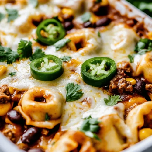 If you're on the hunt for a dish that marries the robust flavors of classic Mexican cuisine with a comforting Italian twist, look no further than Cheesy Beef Enchilada Tortellini. This delightful fusion dish combines the hearty essence of traditional beef enchiladas with the soft, cheesy texture of tortellini, creating a meal that is not only satisfying but also incredibly versatile. Perfect for family dinners, potlucks, or meal prep, this recipe offers a unique way to enjoy the flavors you love in a new and exciting format.