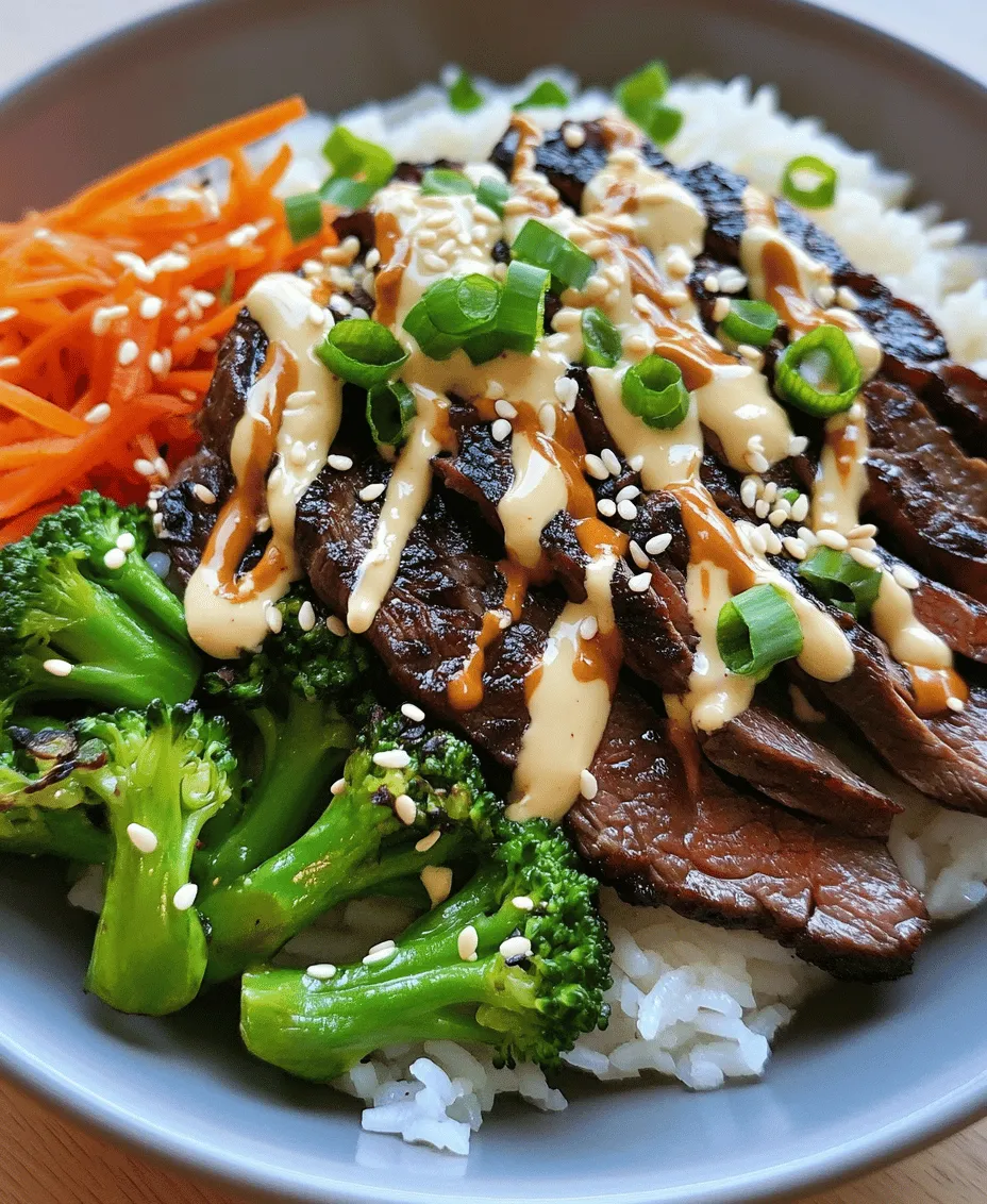 The foundation of any great dish lies within its ingredients. For the Korean BBQ Steak Rice Bowl, each component plays a crucial role in creating a symphony of flavors and textures. Let’s explore the main ingredients that contribute to this delightful meal.