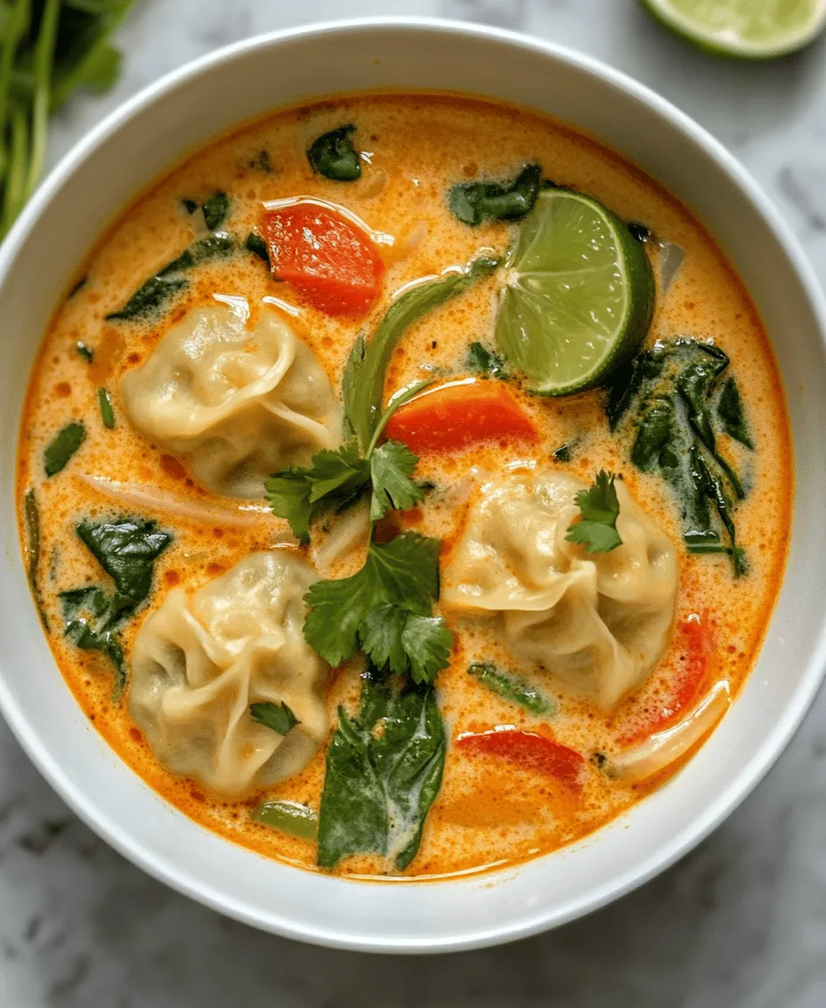 Curry Dumpling Soup is a vibrant and heartwarming dish that beautifully marries the comforting textures of dumplings with the rich, aromatic flavors of curry. This delightful soup is not only a feast for the senses but also a soul-soothing meal that brings warmth and joy to any table. With each spoonful, you can experience the medley of spices and the satisfying bite of homemade dumplings, making it an ideal choice for a cozy dinner or a gathering with loved ones.