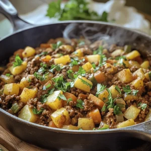 Ground Beef and Potatoes is a dish that embodies the essence of home-cooked comfort food. This hearty recipe combines the rich, savory flavors of ground beef with the earthy goodness of potatoes, resulting in a meal that warms both the heart and the stomach. It's a versatile dish that can be adapted to suit various tastes and preferences, making it a staple for busy families and culinary enthusiasts alike.