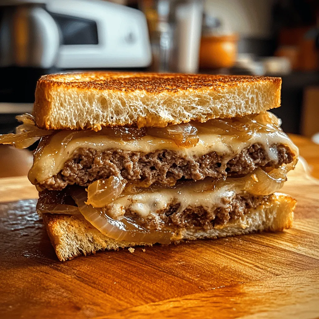 The classic patty melt is a culinary creation that brings together the best of two worlds: the hearty satisfaction of a beef burger and the gooey comfort of a grilled cheese sandwich. This delectable sandwich features a juicy beef patty topped with Swiss cheese, all embraced by golden, buttery rye bread. Each bite delivers a symphony of textures and flavors, making it a favorite among food lovers and a staple of American diner culture.