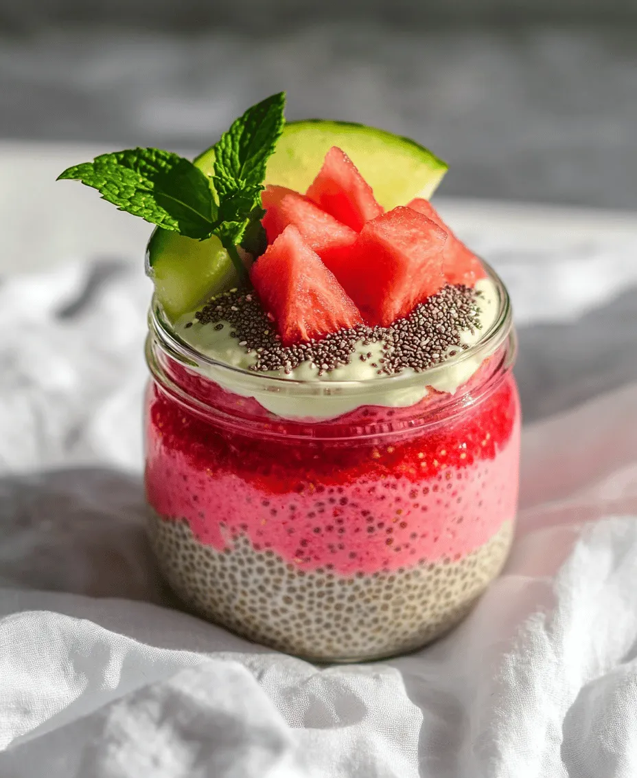 As the sun rises and summer days beckon, there’s no better way to kick-start your morning than with a refreshing and nourishing breakfast. Enter the Watermelon Chia Pudding Breakfast Jar, a vibrant dish that not only tantalizes your taste buds but also fuels your body with essential nutrients. Chia pudding has surged in popularity over the past few years, becoming a favorite among health enthusiasts and busy individuals alike. Its versatility, ease of preparation, and health benefits have made it a staple in many breakfast routines.