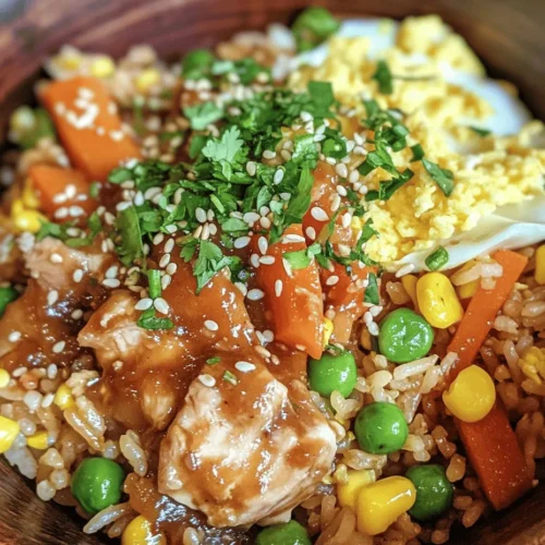Fried rice is a beloved staple in many Asian cuisines, but when it comes to Japanese interpretations, there’s something uniquely satisfying about its flavors and textures. One standout dish that embodies this culinary tradition is the Savory Japanese BBQ Chicken Fried Rice Extravaganza. This dish is a delightful fusion of tender chicken, vibrant vegetables, and perfectly cooked rice, all harmoniously blended together and infused with the rich umami flavors characteristic of Japanese cooking.