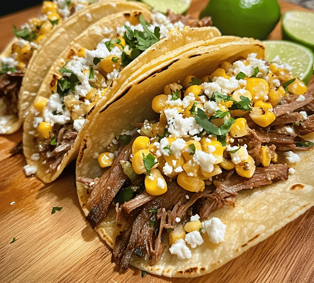 If you're searching for a culinary experience that tantalizes the taste buds and brings people together, look no further than braised brisket tacos. These mouthwatering creations, paired with rich street corn and a zesty jalapeño lime ranch dressing, elevate any meal into a celebration. Tacos have long been a beloved dish across various cultures, and this recipe showcases their versatility by incorporating the tender, juicy brisket, vibrant toppings, and an irresistible dressing that ties it all together. Whether it's a family gathering, a summer barbecue, or a cozy weeknight dinner, these tacos are sure to impress.