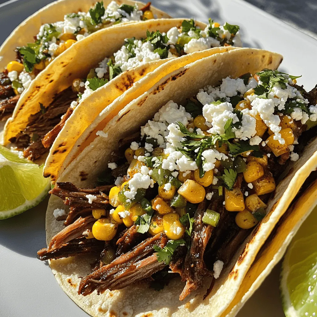 If you're searching for a culinary experience that tantalizes the taste buds and brings people together, look no further than braised brisket tacos. These mouthwatering creations, paired with rich street corn and a zesty jalapeño lime ranch dressing, elevate any meal into a celebration. Tacos have long been a beloved dish across various cultures, and this recipe showcases their versatility by incorporating the tender, juicy brisket, vibrant toppings, and an irresistible dressing that ties it all together. Whether it's a family gathering, a summer barbecue, or a cozy weeknight dinner, these tacos are sure to impress.