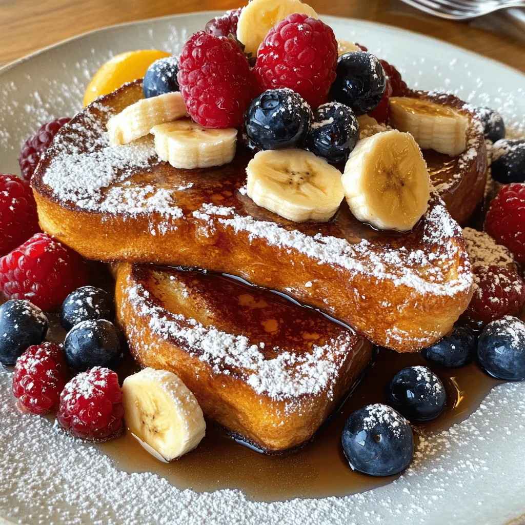 The key to crafting the perfect Caramelized Delight French Toast lies in understanding the ingredients you’ll be using. Each component plays a vital role in achieving that mouthwatering flavor and texture that makes this dish so special.