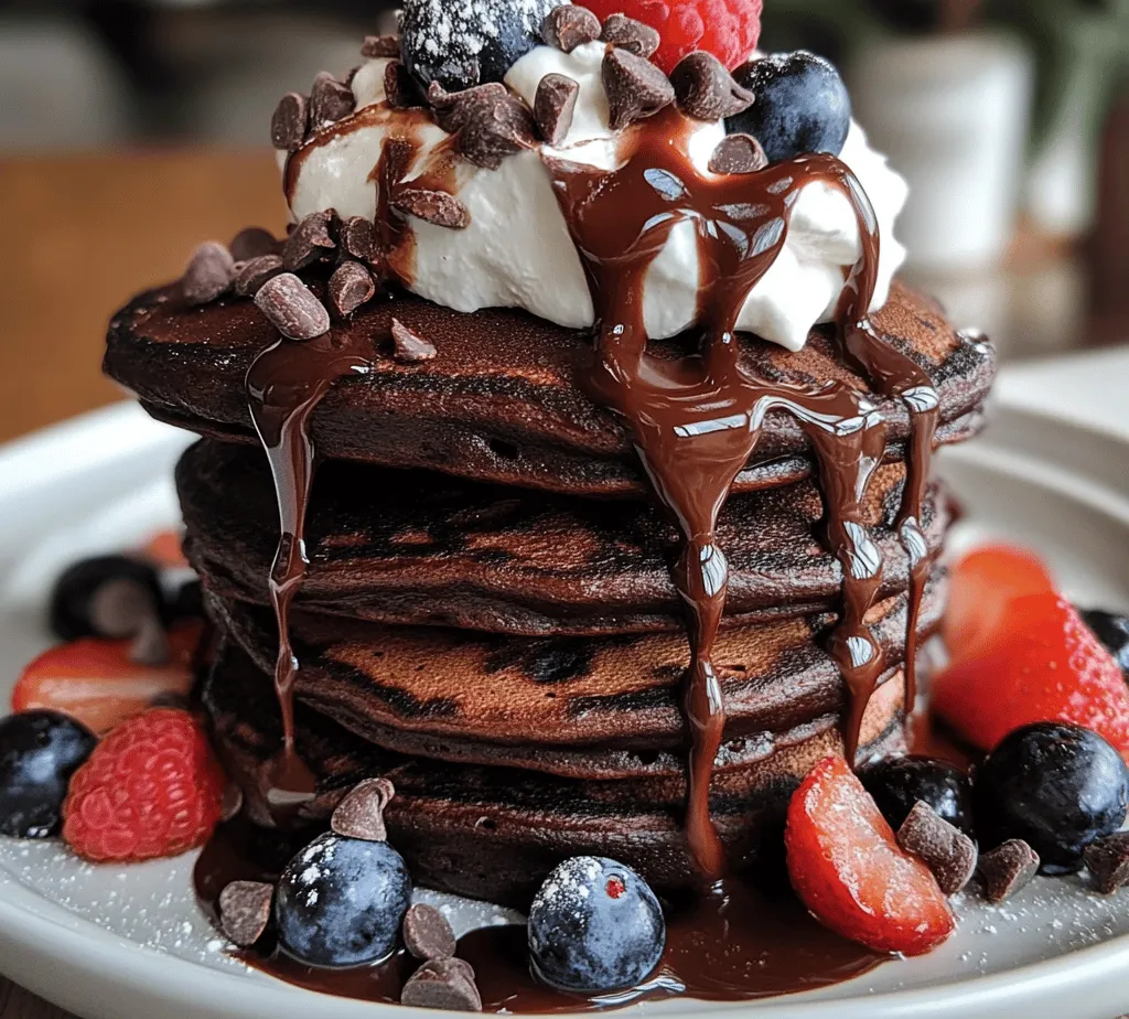 Pancakes have long been celebrated as a beloved breakfast staple, cherished for their simplicity and versatility. Whether enjoyed on a lazy Sunday morning or whipped up for a special occasion, pancakes have managed to charm their way into the hearts and stomachs of people around the world. Among the myriad variations of this classic dish, chocolate pancakes stand out as a particularly indulgent choice. With their rich, velvety flavor and decadent aroma, they transform the ordinary breakfast into a delightful experience.