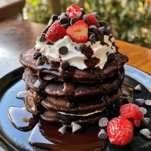 Pancakes have long been celebrated as a beloved breakfast staple, cherished for their simplicity and versatility. Whether enjoyed on a lazy Sunday morning or whipped up for a special occasion, pancakes have managed to charm their way into the hearts and stomachs of people around the world. Among the myriad variations of this classic dish, chocolate pancakes stand out as a particularly indulgent choice. With their rich, velvety flavor and decadent aroma, they transform the ordinary breakfast into a delightful experience.
