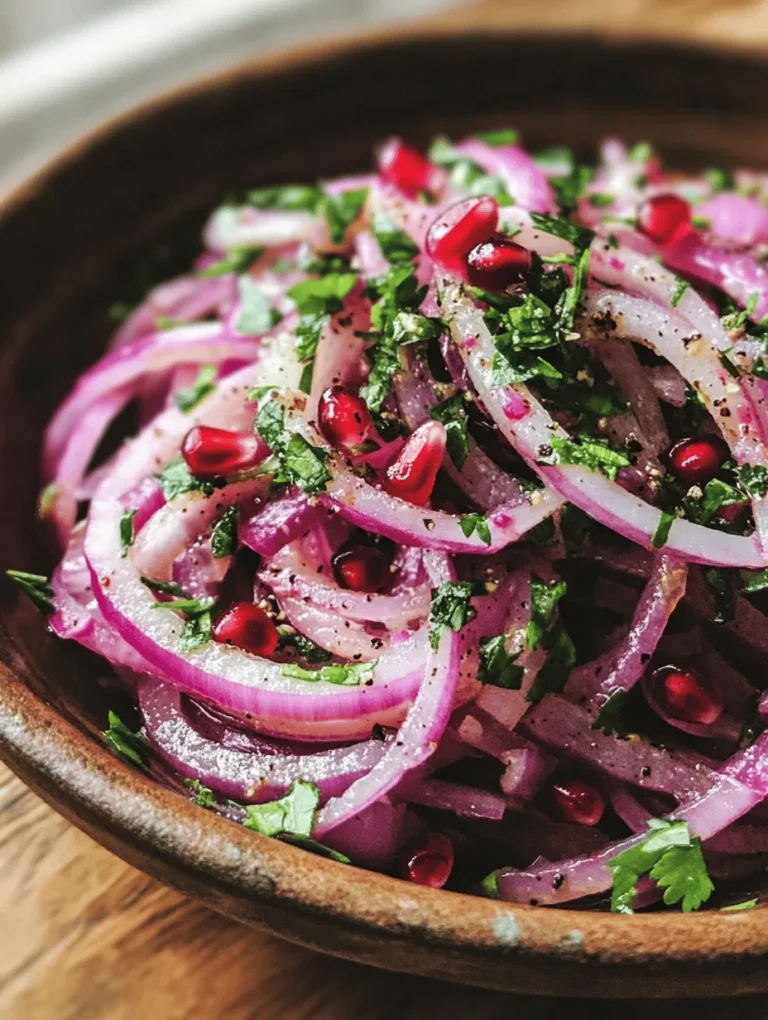 Creating the perfect Zesty Sumac Onions requires an understanding of each ingredient and how it contributes to the overall flavor and health benefits of the dish. Let’s explore the key components that make this recipe not only delicious but also nutritious.