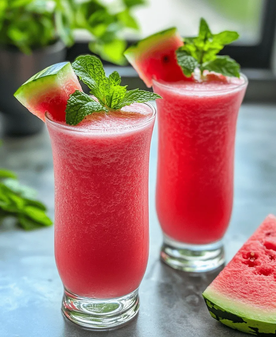 As the mercury rises, there's nothing quite as delightful and invigorating as a refreshing smoothie to cool you down. Smoothies are not only delicious but also offer a convenient way to pack a variety of nutrients into a single drink. Among the myriad of smoothie recipes available, the watermelon smoothie with coconut water stands out as an exceptional hydrating option. This particular combination is perfect for summer days, lazy afternoons, or any time you crave something light and refreshing.